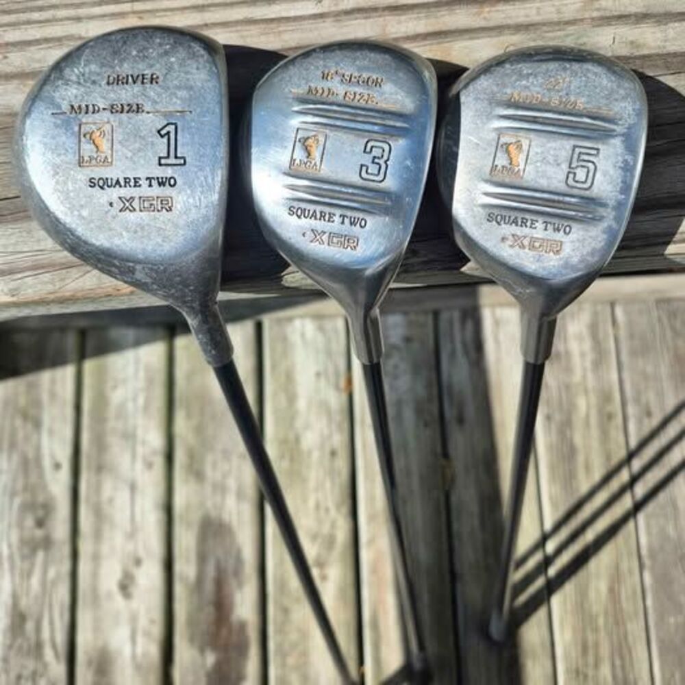 LPGA - XGR - Square Two 1, 3 & 5 Wood - Graphite Shaft - 40.5"- 42.5" - RH